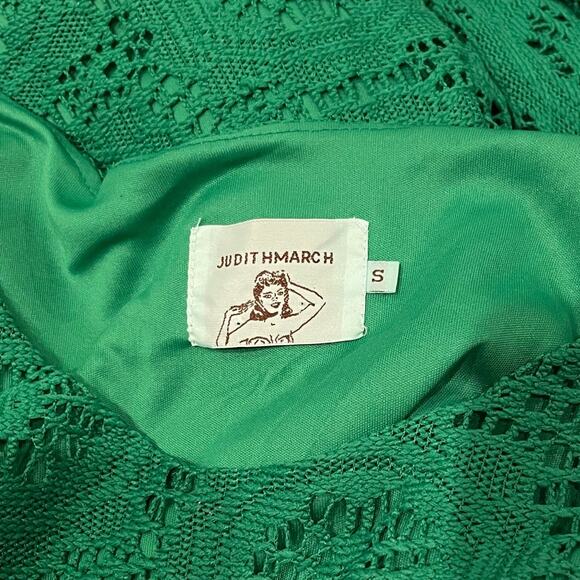 Judith March Green Lace Tunic Top - Picture 3 of 6